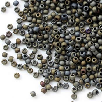 Toho Round 11/0 Frosted Metallic Iris Brown  [10g]