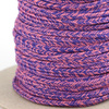 Sznurek sutasz POLSKI 3mm melanż różowy + ciemny fiolet [1metr]