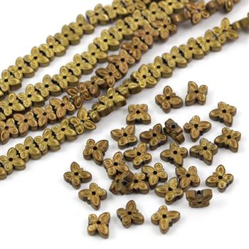 Hematyt brązowy MAT motyl 6mm [6szt]