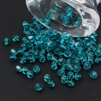 Preciosa Bicone Bead Rondelle Blue Zircon 4mm [20szt]