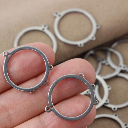 Baza kolczyka koło stal szlachetna 20mm