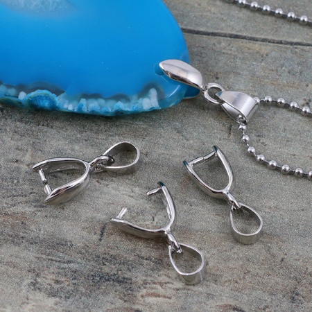 Krawatka metalowa złota zaciskowa do podwieszania 16mm