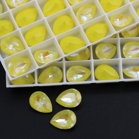 4320 Swarovski Pear Fancy Stone 14X10mm Sunshine DeLite
