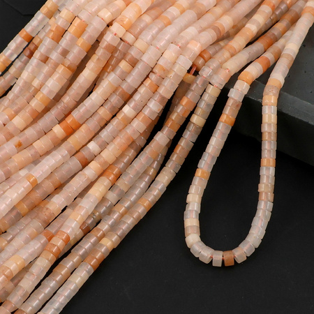 Awenturyn różowy dysk 4x2mm [sznur 38cm]