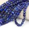 Lapis lazuli z pirytem kwadrat fasetowany 8mm