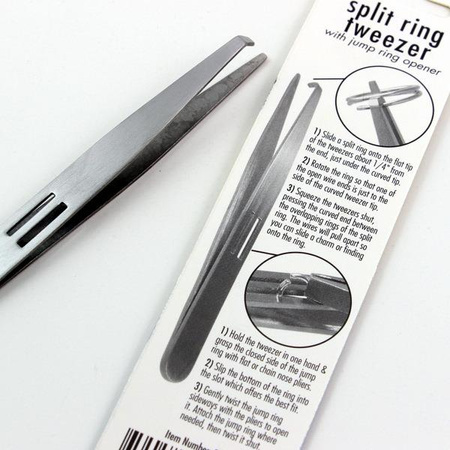 Pęseta do otwierania ogniwek sprężynek Beadsmith