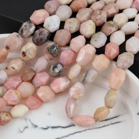 Opal peruwiański bryłka fasetowana 12x10mm