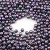 Round Beads Jet Polychrome Mix Berry 4mm [50szt]