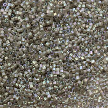 Miyuki Delica 11/0 Dyed Pewter AB Silk Satin [5g]