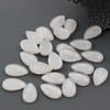 Kaboszon akrylowy łezka perłowa 20x12mm