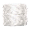 Nici nylonowe S-Lon heavy twist macrame cord WHITE 0,9mm/32m [szpula]