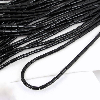 Onyks wałek gładki mini 6x3mm [sznur 39cm]