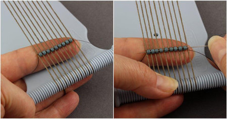 Krosno plastikowe do koralików + etui Beadalon