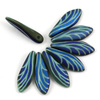 Dagger Green Turquoise Laser Wing Matt 5x16mm [6szt]