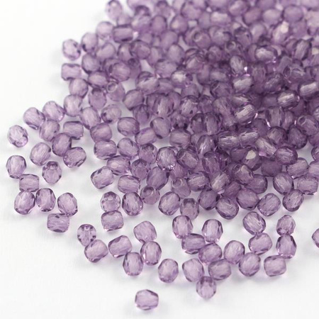 Fire Polish 3mm Crystal Solger Burgundy [40szt]