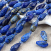 Lapis lazuli kropla fasetowana 16x8mm