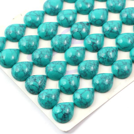 Kaboszon syntetyczny łezka 16x13mm