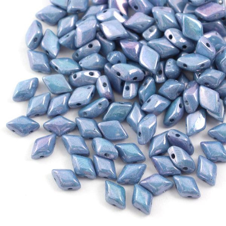 GemDuo 5x8mm Chalk Blue Luster [20szt]