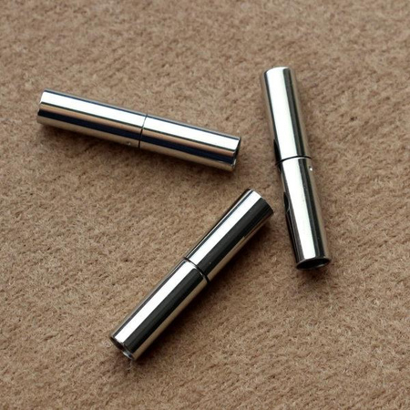 Zapięcie stal szlachetna do wklejania klik 2mm