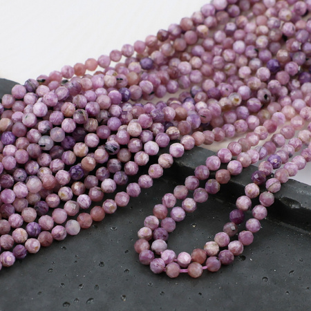 Czaroit kula fasetowana 3,5mm [sznur 39cm]