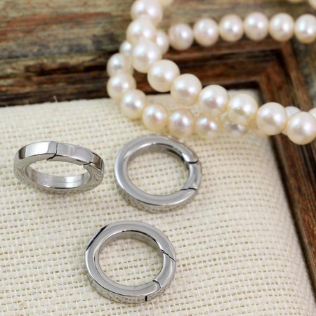 Zapięcie ring do naszyjników stal szlachetna 20mm