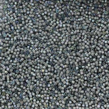 Miyuki Delica 11/0 White Lined Grey AB [5g]