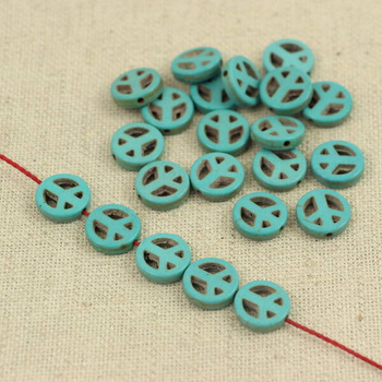 Howlit turkusowy pacyfka 12mm