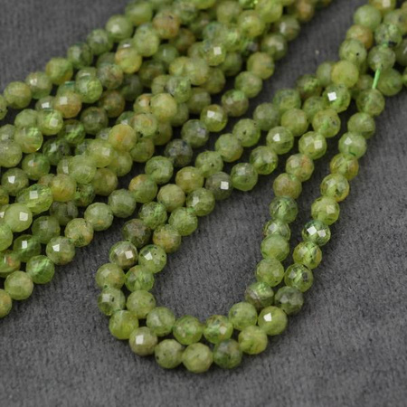 Peridot kula fasetowana 4mm [20szt]