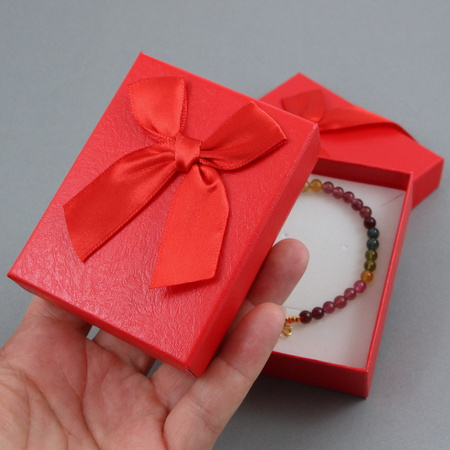 Pudełko ozdobne "PERFECT" czerwone 9x7x3cm