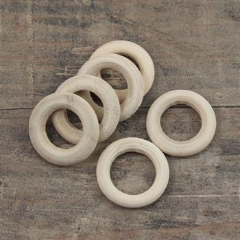 Drewniany ring surowy 20mm