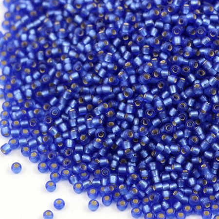 Toho Round 11/0 Silver-Lined Frosted Sapphire [10g]