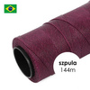 Sznurek do makramy brazylijski woskowany Plum 1mm [szpula 144m]