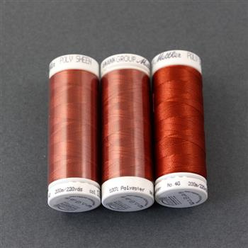 Nici Poly Sheen No. 40 rdzawe 200m [szpula]