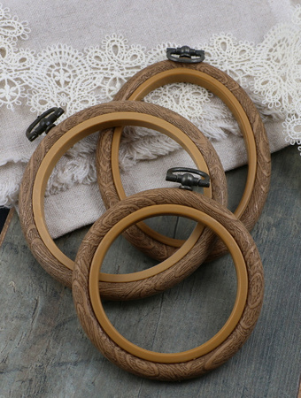 Tamborek - ramka do haftu owalny 85x65mm