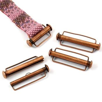 Zapięcie wsuwane typu SLIDE miedziane 31,5mm