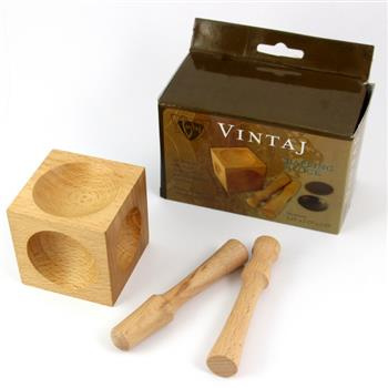 Anka drewniana 6-boczna z puncynami