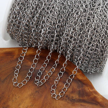 Łańcuszek przedłużka stal szlachetna 5x4mm [1 metr]