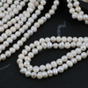 Perła słodkowodna biała nieregularna 5,5mm [sznur 35cm]