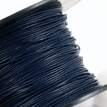 Rzemień skórzany granatowy 1mm [1metr]