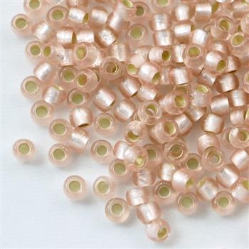 Toho Round 8/0 Silver-Lined Frosted Rosaline [10g]