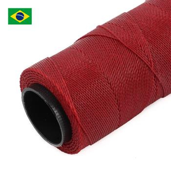 Sznurek do makramy brazylijski woskowany Dark Red 1mm [1metr]