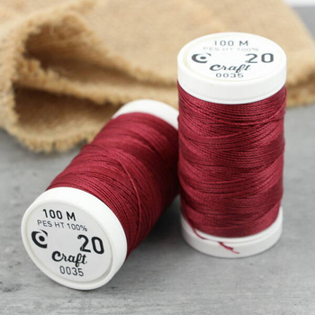 Supermocne nici Craft wiśniowe nr 20 [szpula 100m]