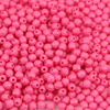 Fire Polish 3mm Fuchsia Neon Silk Matted [40szt]