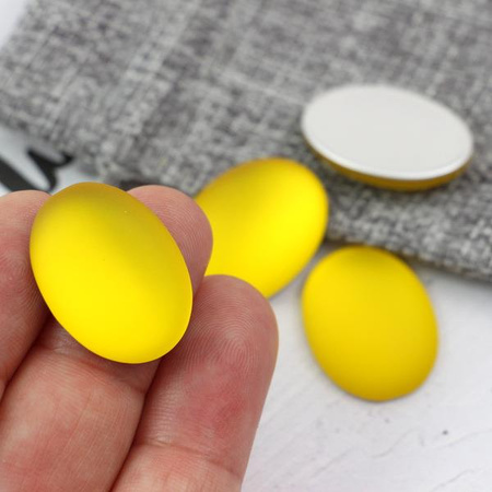 Kaboszon Lunasoft owal lemon 25x18mm
