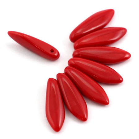 Dagger Opaque Coral Red 5x16mm [6szt]