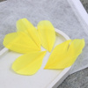 Naturalne pióro żółte 6x3cm [10szt]