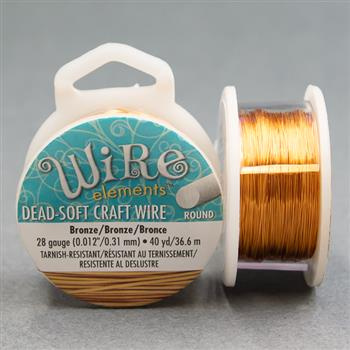 Beadsmith Drut miedziany BRONZE 0,3mm/36,8m