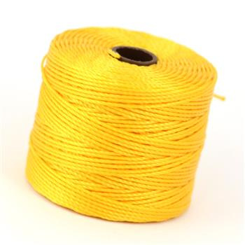 Nici nylonowe S-Lon bead cord GOLDEN YELLOW 0,5mm/70m [szpula]