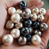 Miyuki Cotton Pearls Black kula 20mm