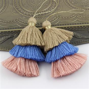 Chwost potrójny stonowany mix 75x40mm